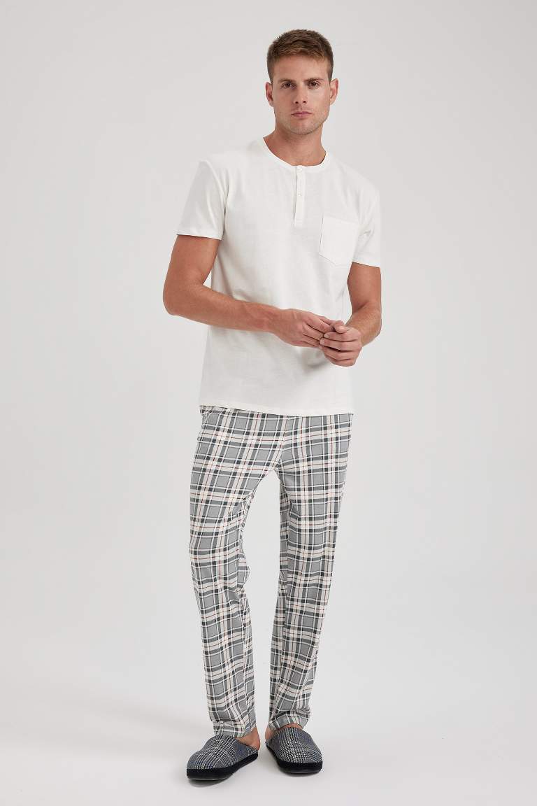 Regular Fit Kısa Kollu Pijama Takımı