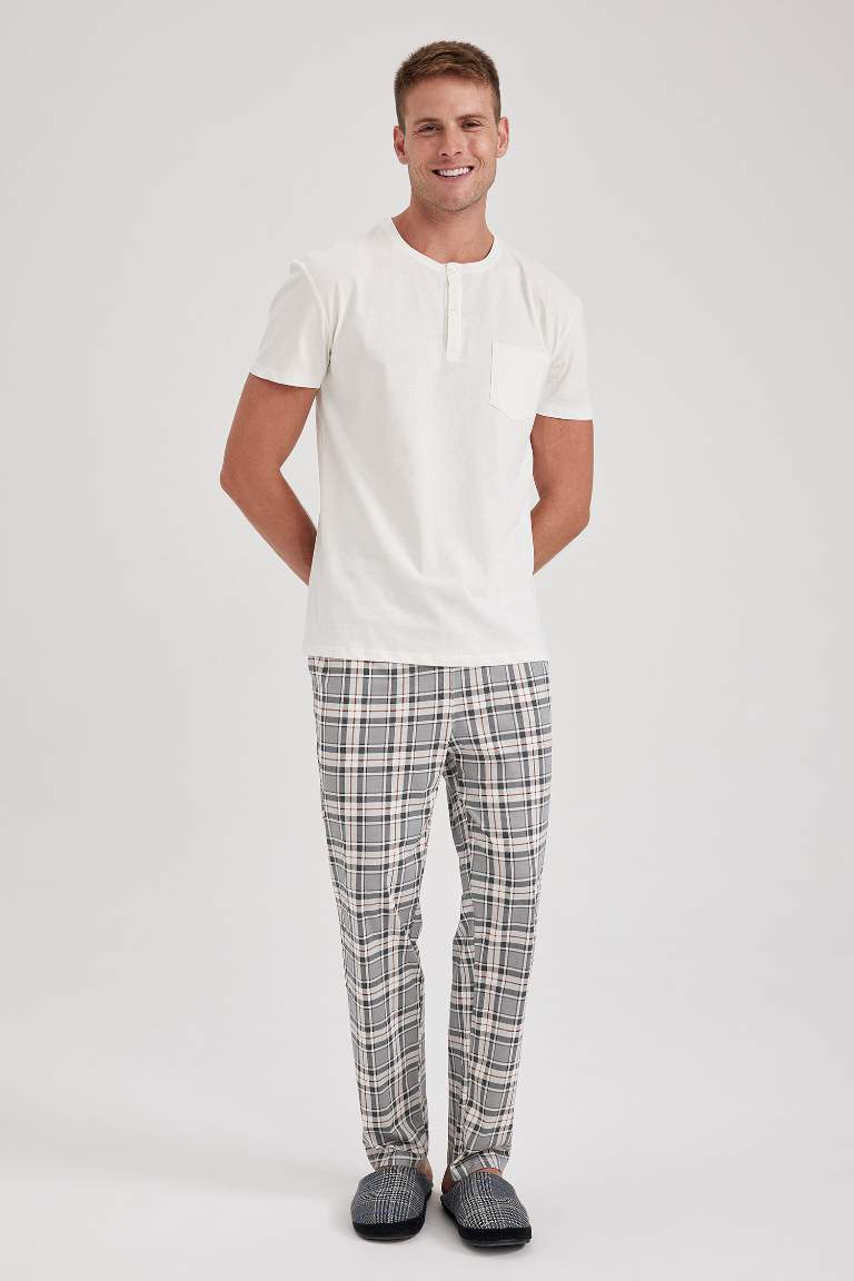 Regular Fit Kısa Kollu Pijama Takımı