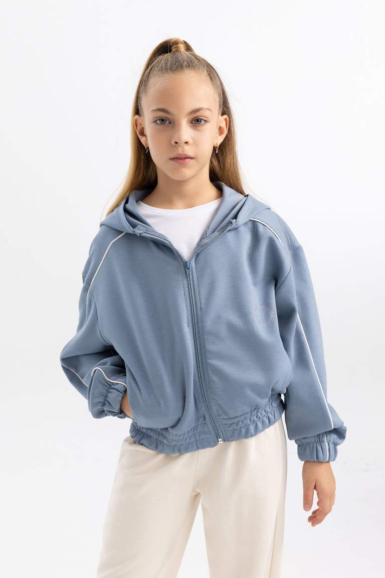 Relax Fit Hooded Cardigan
