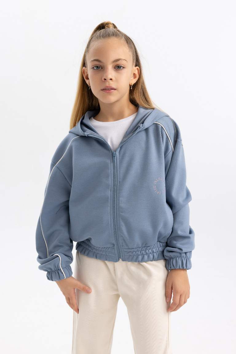 Relax Fit Hooded Cardigan