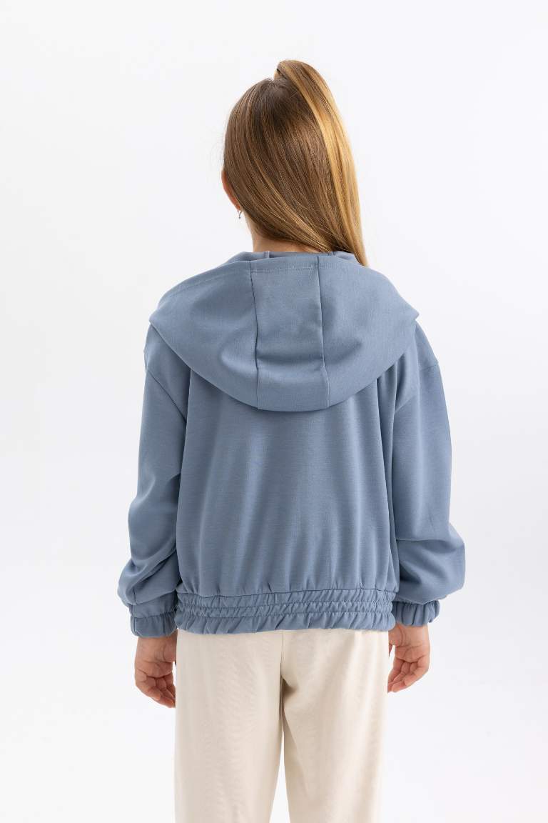 Relax Fit Hooded Cardigan
