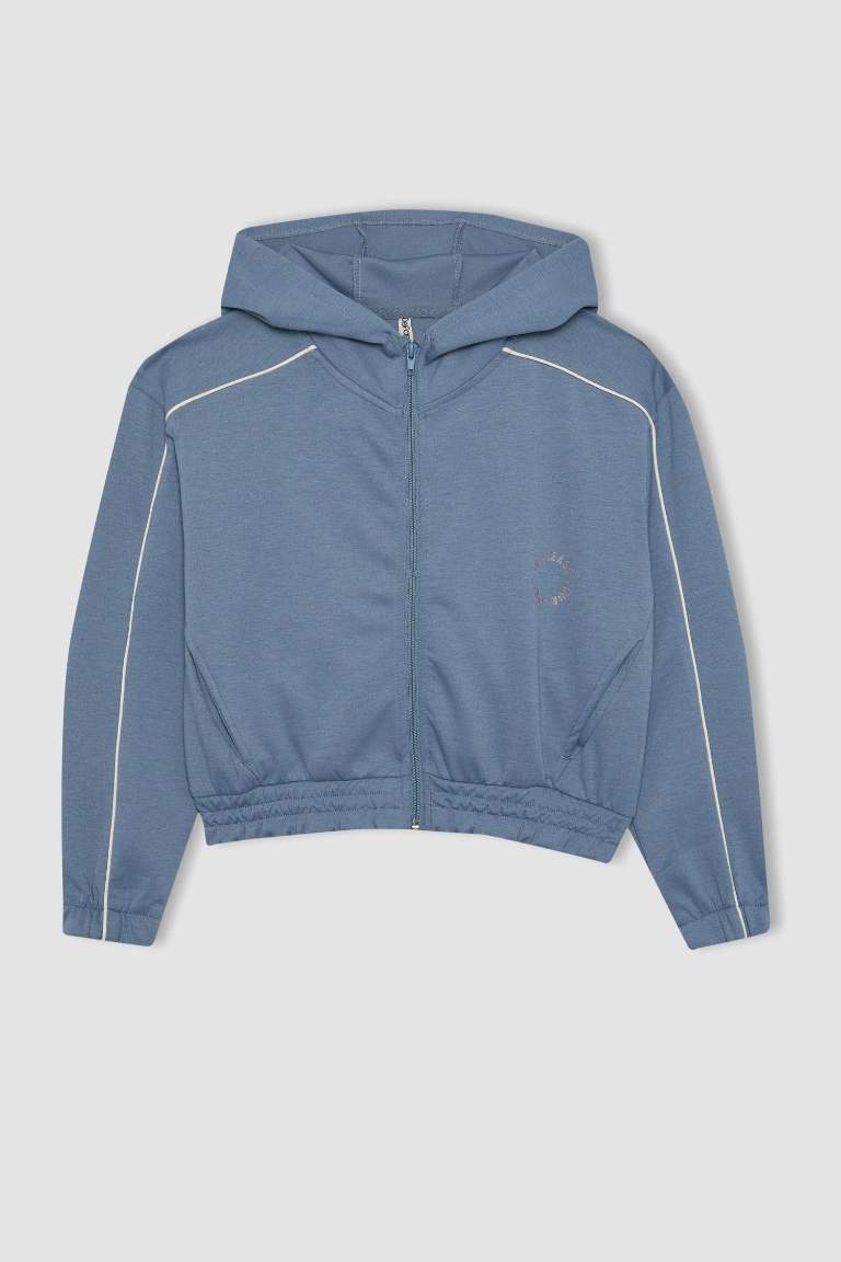 Relax Fit Hooded Cardigan