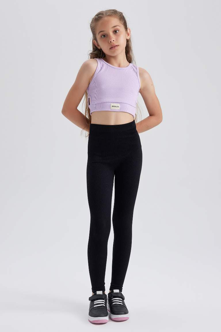 Girl Slim Fit Leggings