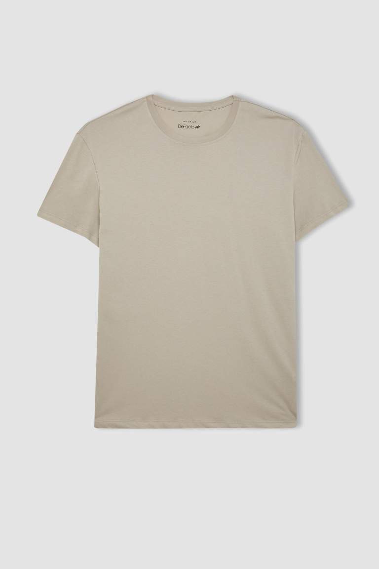 DeFactoFit Standard Fit Crew Neck Printed T-Shirt