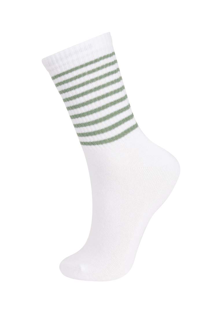 Chaussettes Longues Coton Pour Femme - 3 Paires