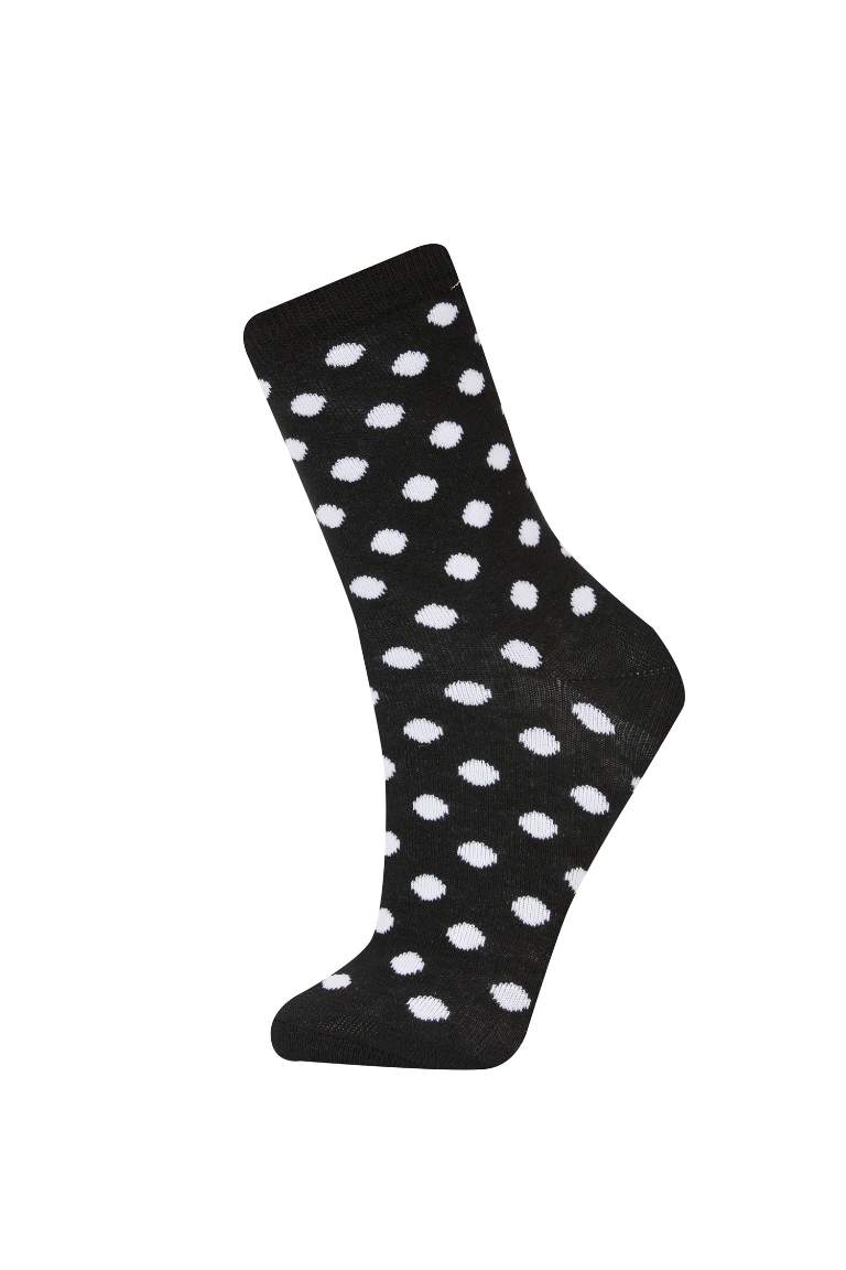 Chaussettes Longues Coton Pour Femme - 3 Paires