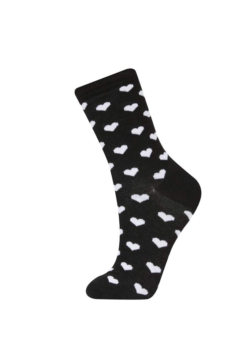 Chaussettes Longues Coton Pour Femme - 3 Paires