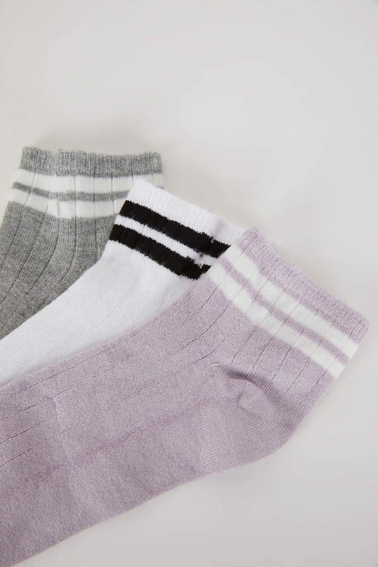 Chaussettes Mi-Bas Bambou Pour Femme - 3 Pièces