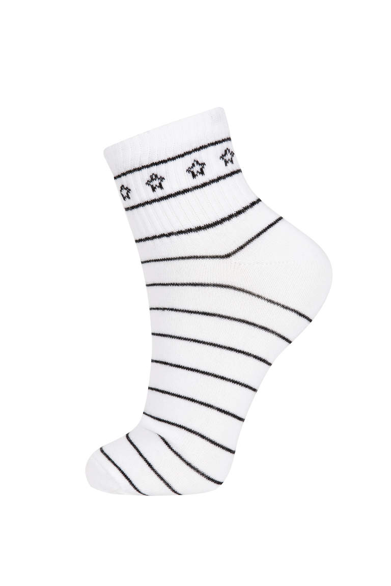 Mixed Color WOMAN Woman 3 piece Short Socks 2935701 | DeFacto
