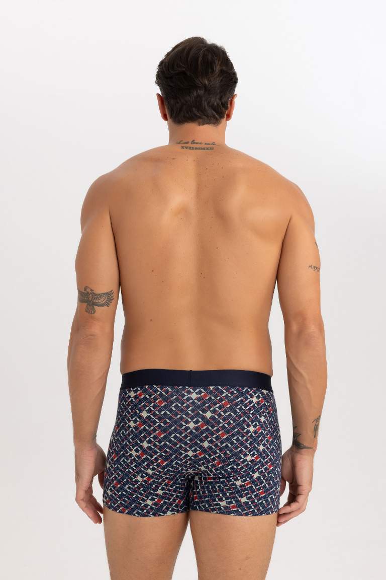 Erkek Desenli 2'li Boxer