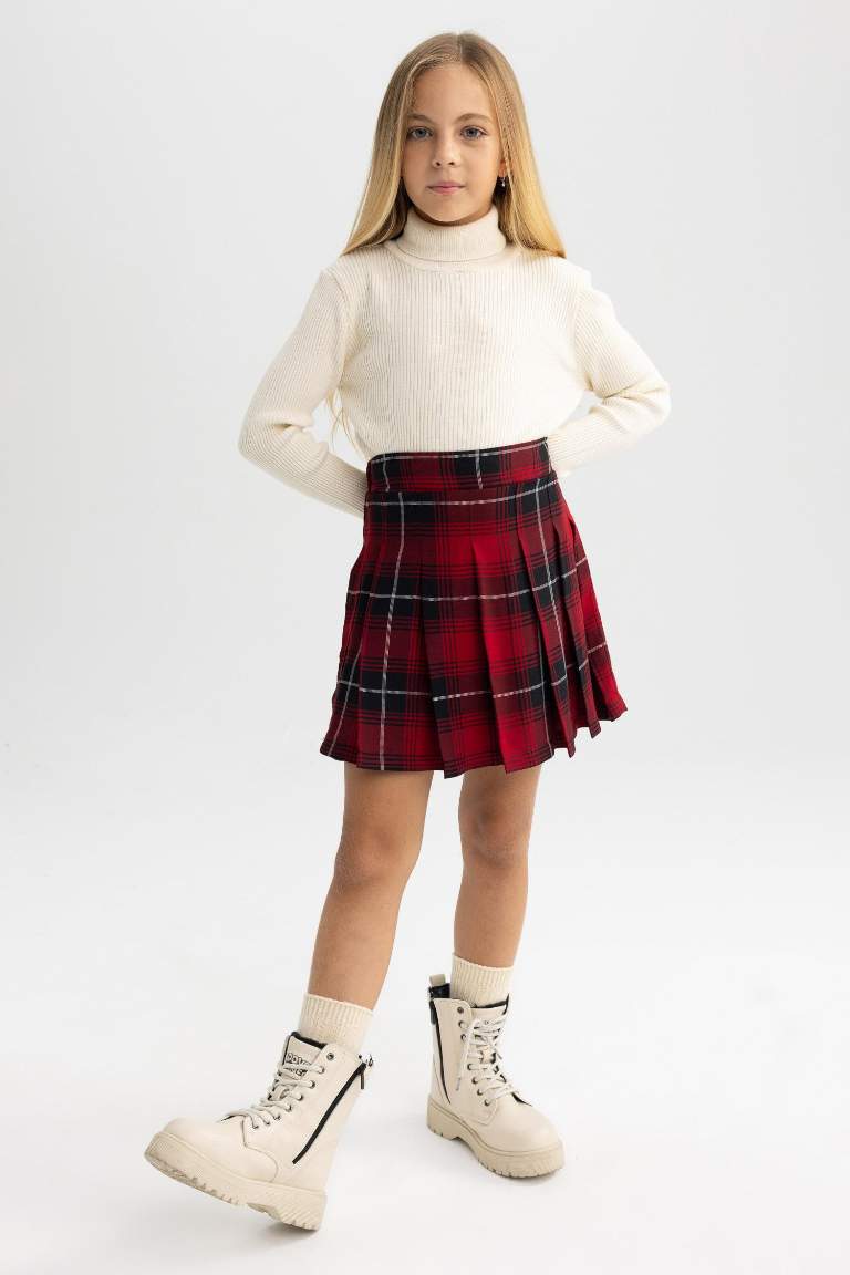 Girl Regular Fit Turtleneck Pullover