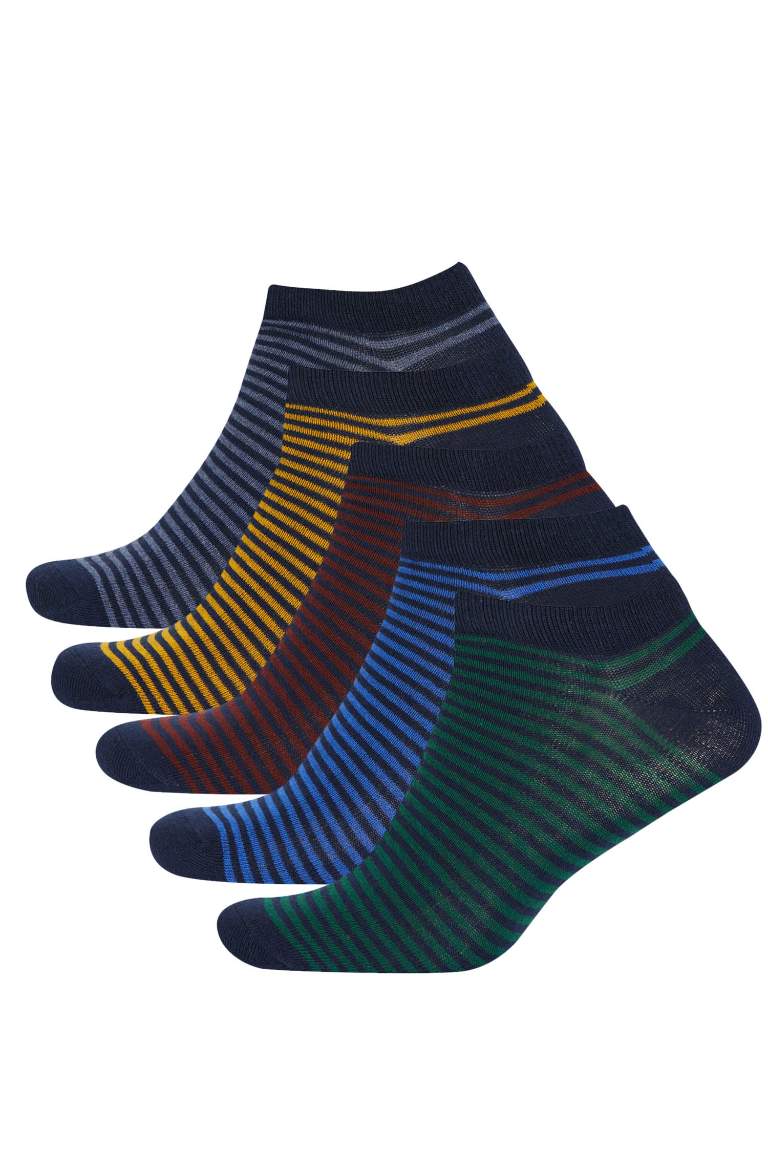 Chaussettes Courtes Coton Pour Homme - 5 Pièces