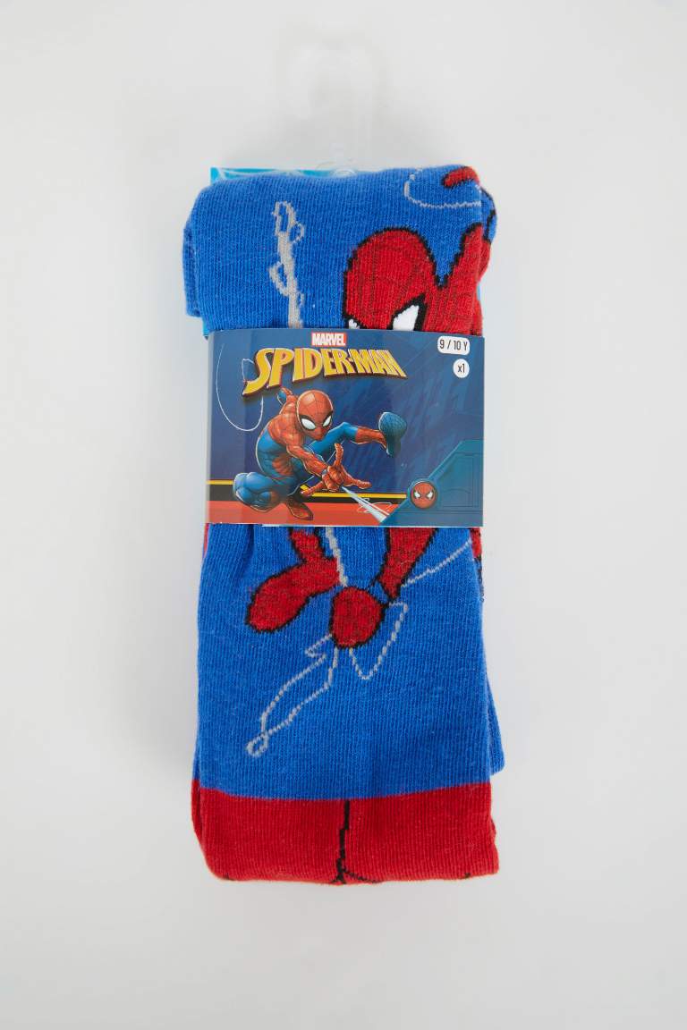 Erkek Çocuk Marvel Spiderman Pamuklu Külotlu Çorap
