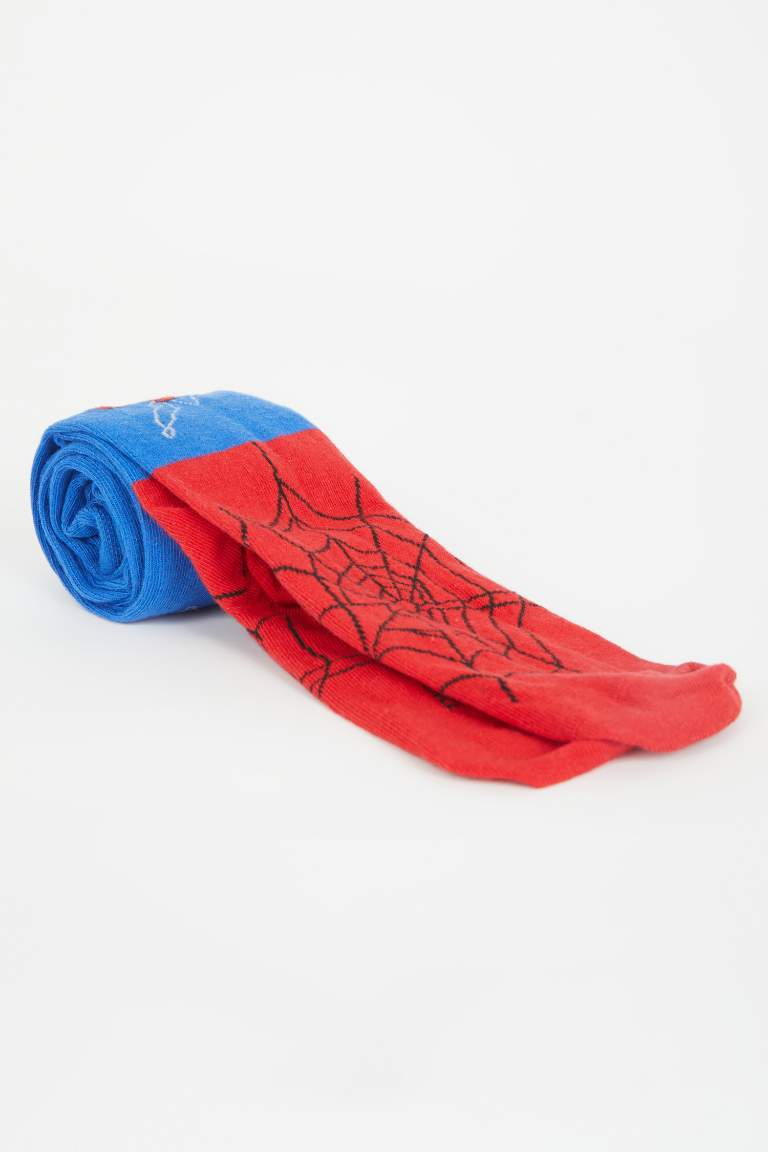 Erkek Çocuk Marvel Spiderman Pamuklu Külotlu Çorap
