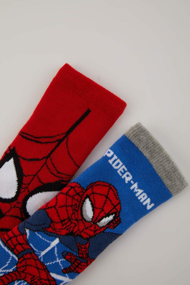 Boy Spiderman Licensed 2 piece Winter Socks