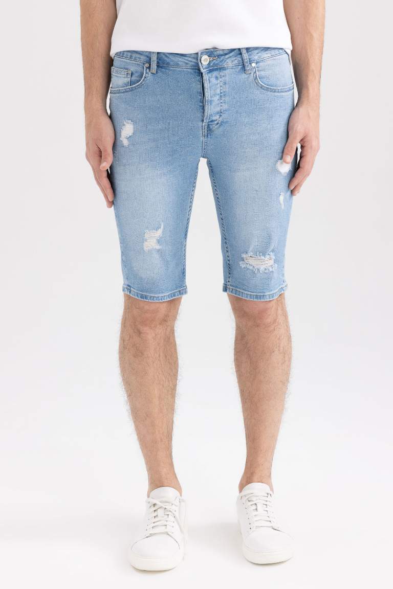 Short Bermuda en Jean Slim