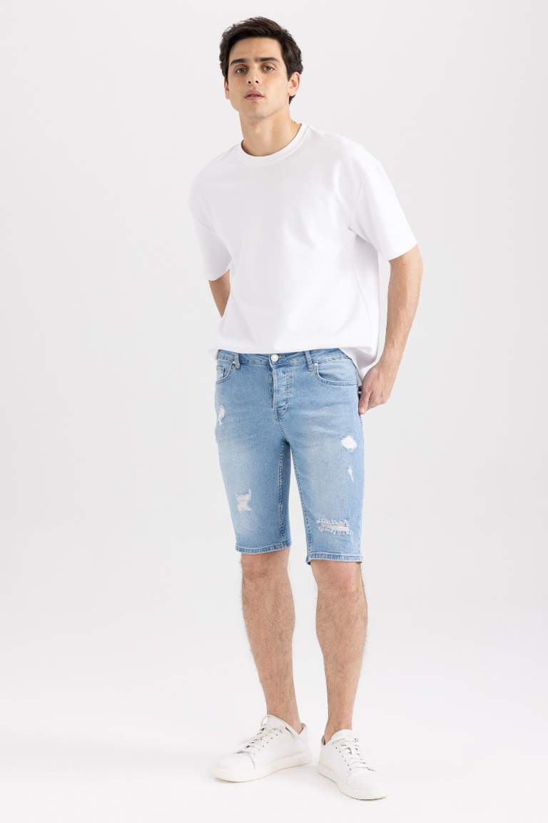 Slim Fit Jeans Bermuda