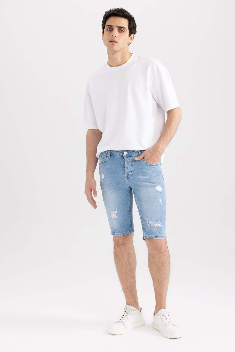 Short Bermuda en Jean Slim