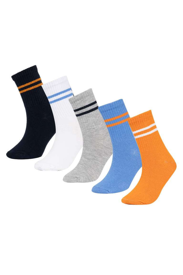 Boy 5 Piece Long Socks