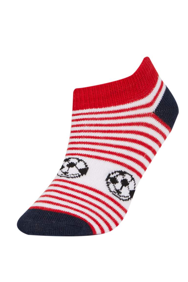 Erkek Çocuk 7'li Pamuklu Futbol Çorabı