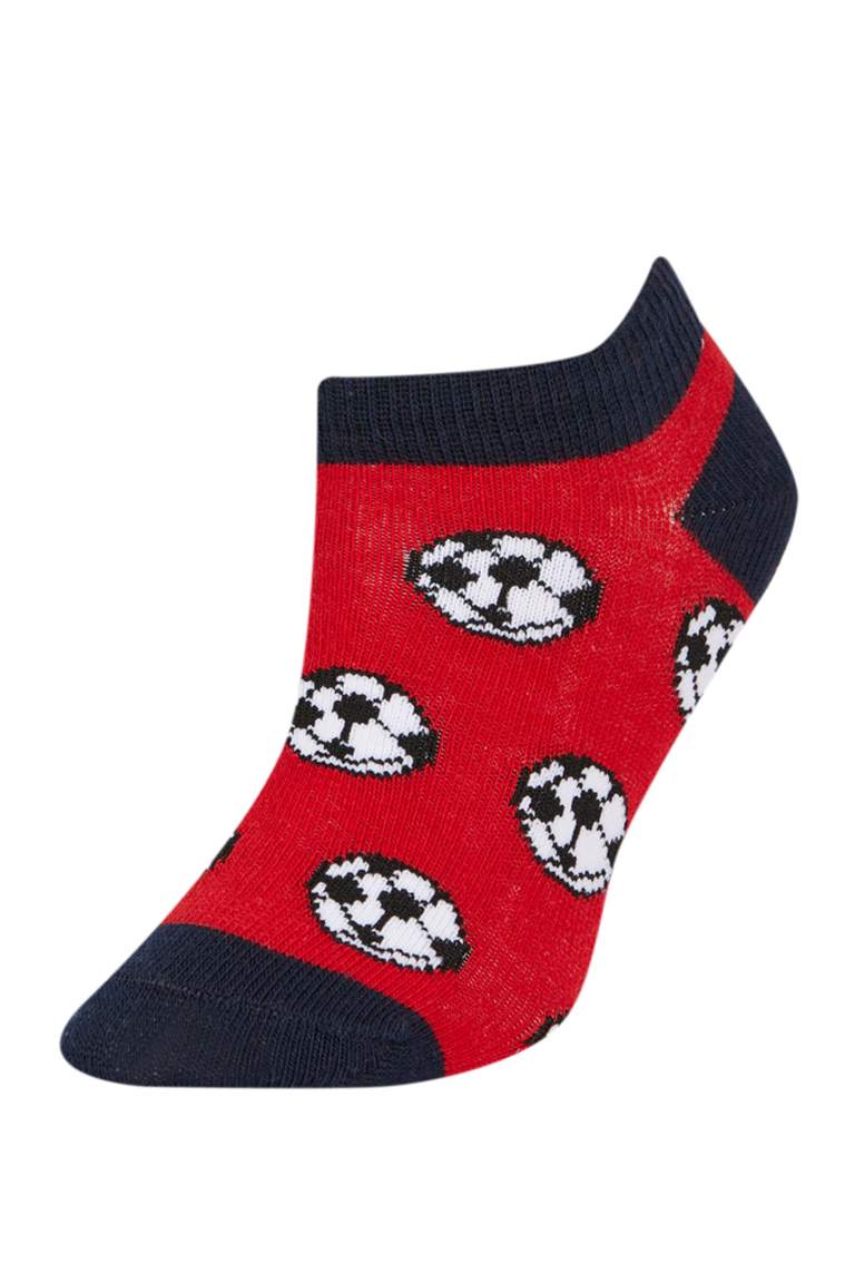 Erkek Çocuk 7'li Pamuklu Futbol Çorabı