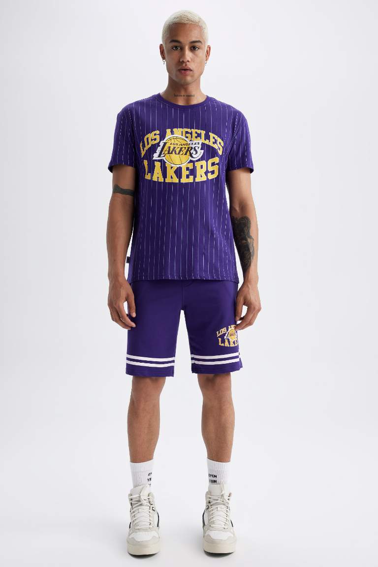 Шорты стандартного кроя NBA Los Angeles Lakers, DeFactoFit