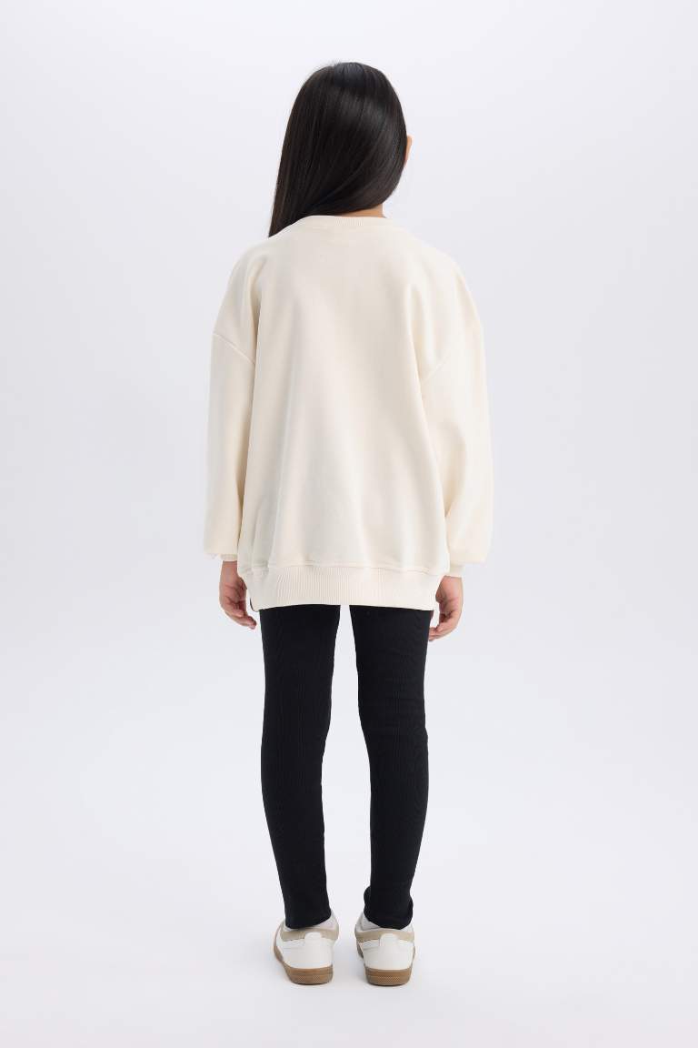 Ensemble Sweat-shirt imprimé et Leggings pour Fille