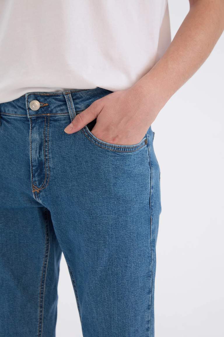 Pantalon Jean slim à taille normale