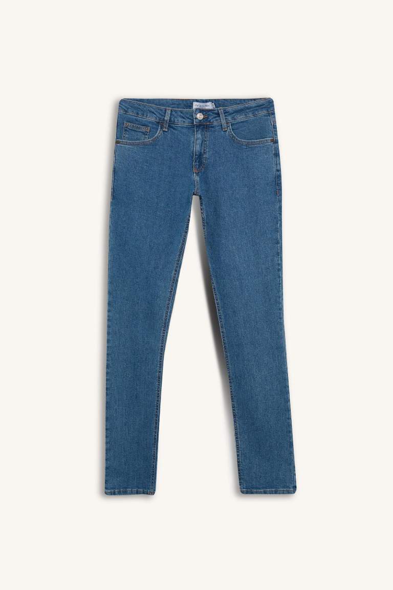 Pantalon Jean slim à taille normale