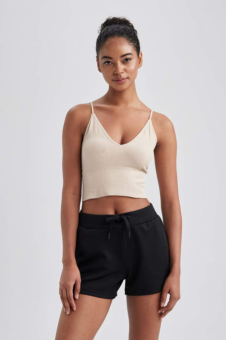 Seamles V-Neck Sleeveless Tank Top