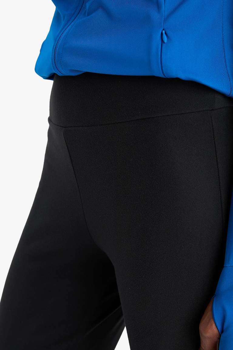 DeFactoFit Wide Leg Geniş Paça Pantolon Beli Saran Geniş Bol Paça Bilek Boy