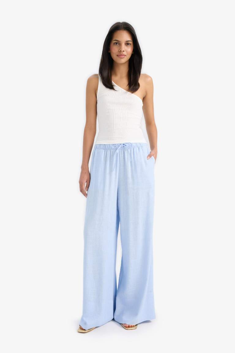 Slim Fit Dar Kesim Tek Omuzlu Fitilli Kaşkorse Atlet