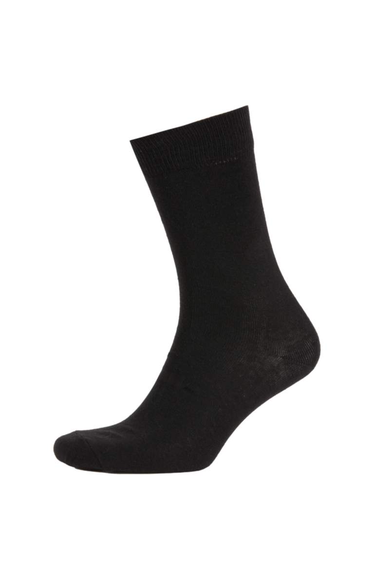 Men 5 Piece Cotton Long Socks