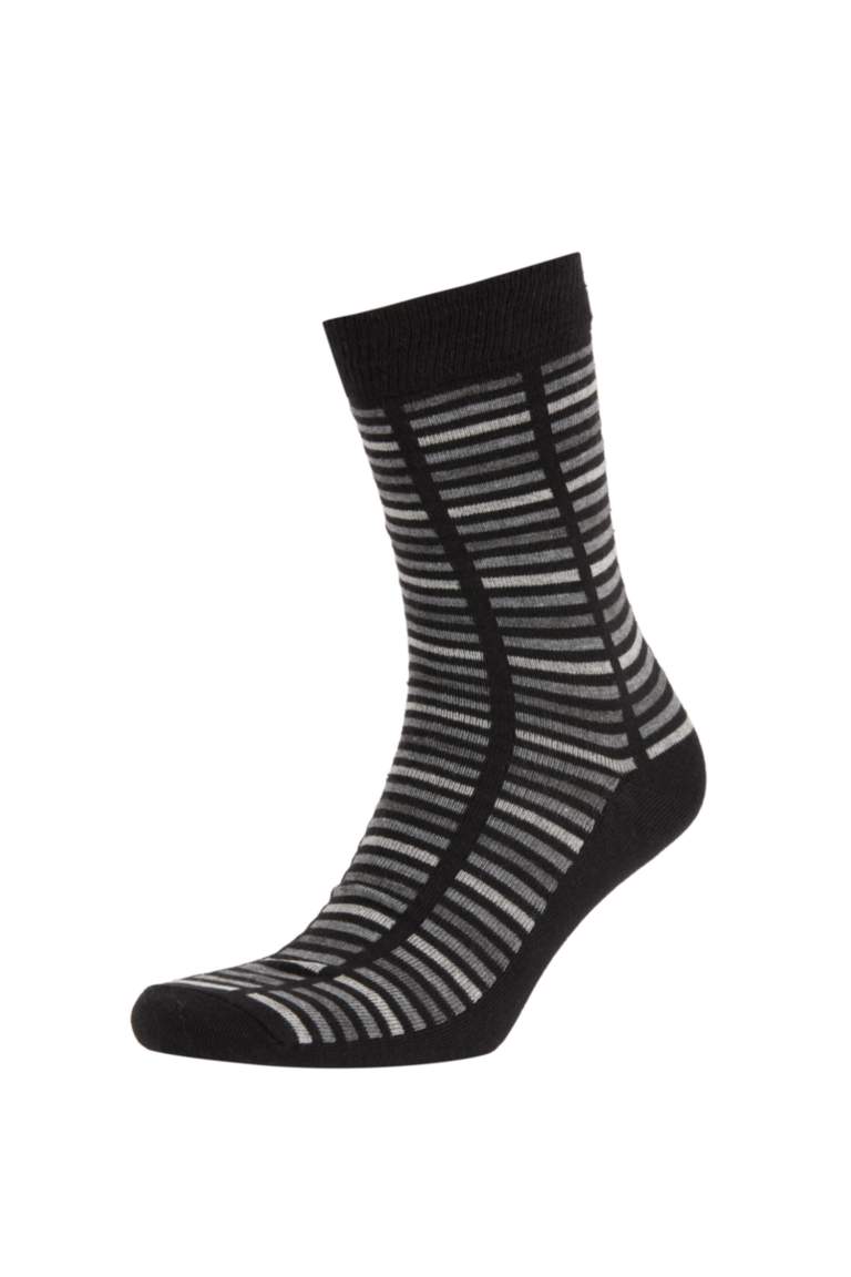 Men 5 Piece Cotton Long Socks