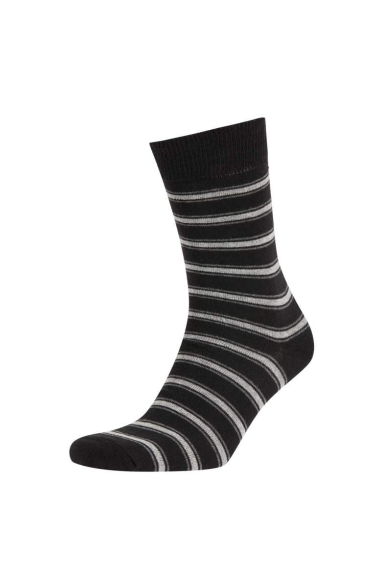 Men 5 Piece Cotton Long Socks