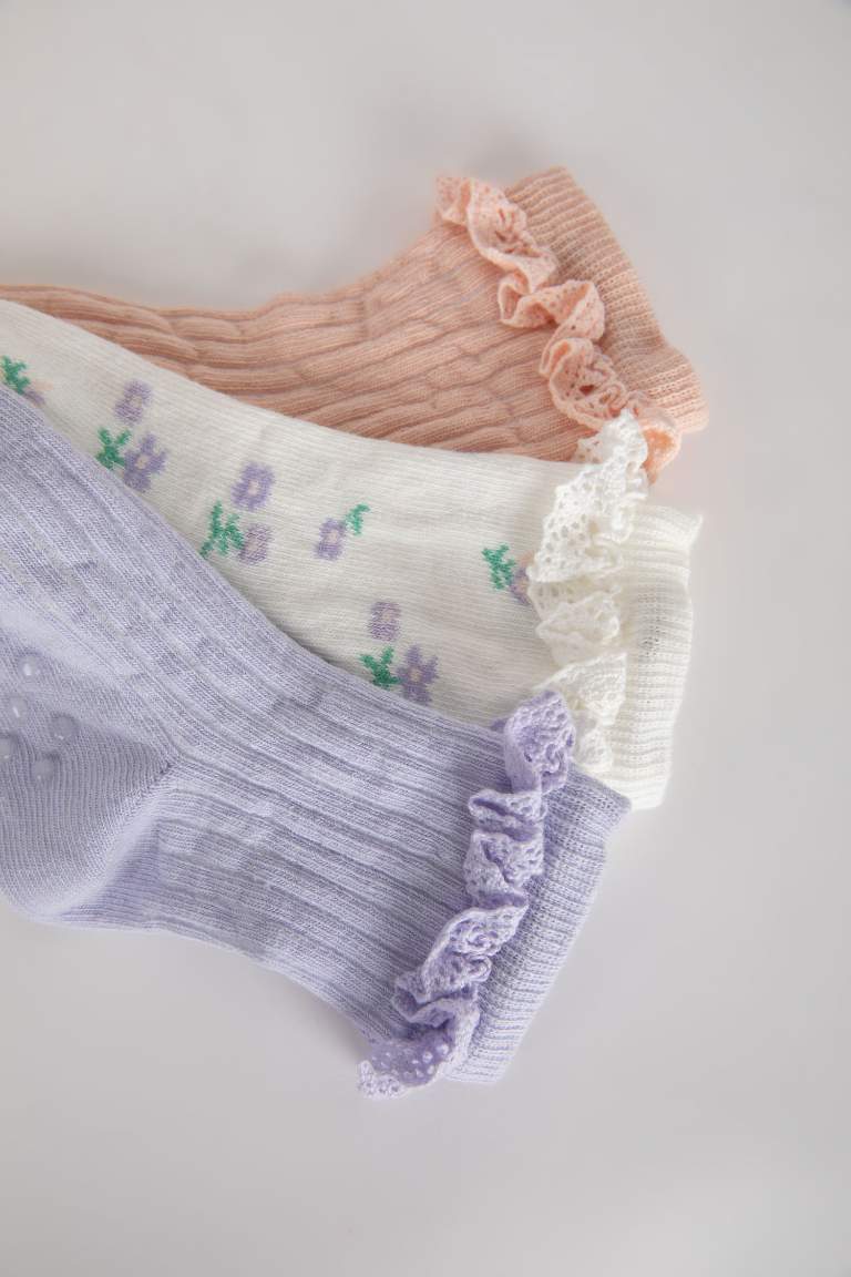 BabyGirl 3 piece Long Socks