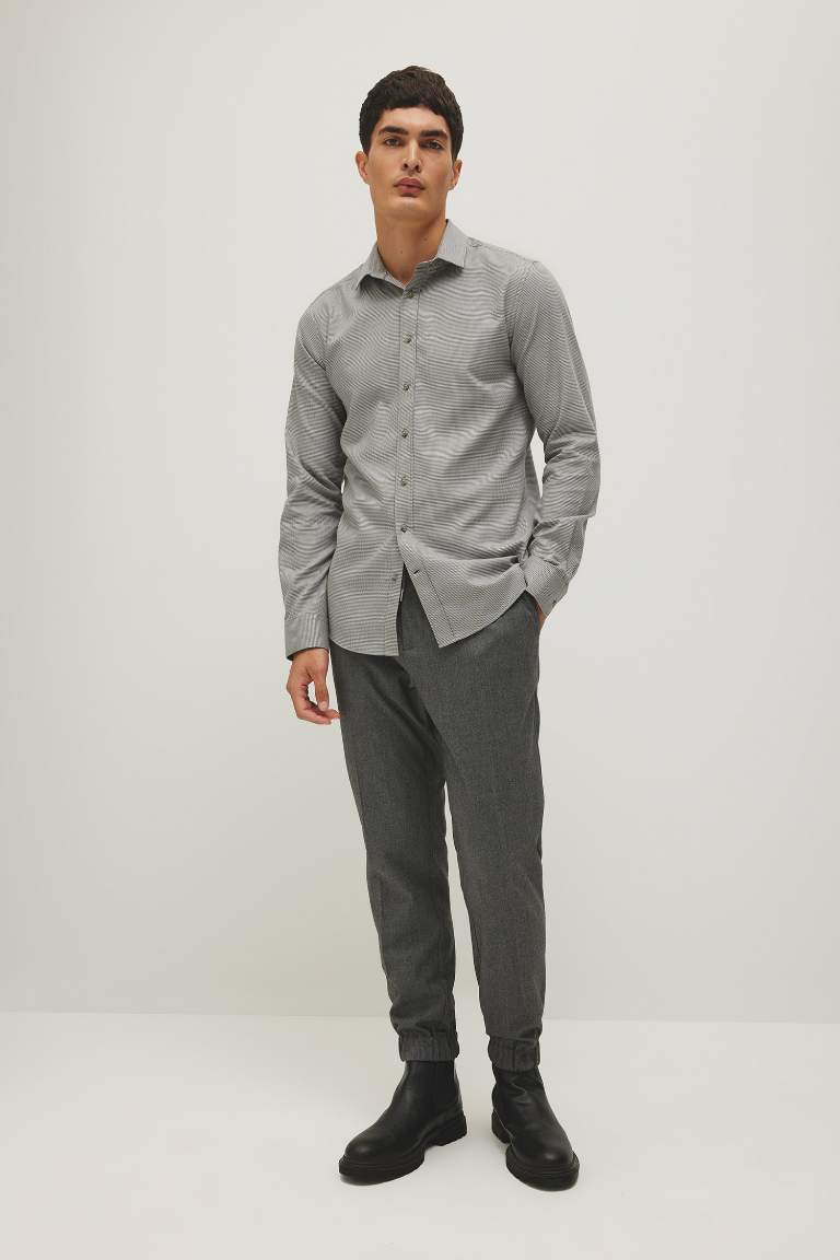 Slim Fit Long Sleeve Shirt