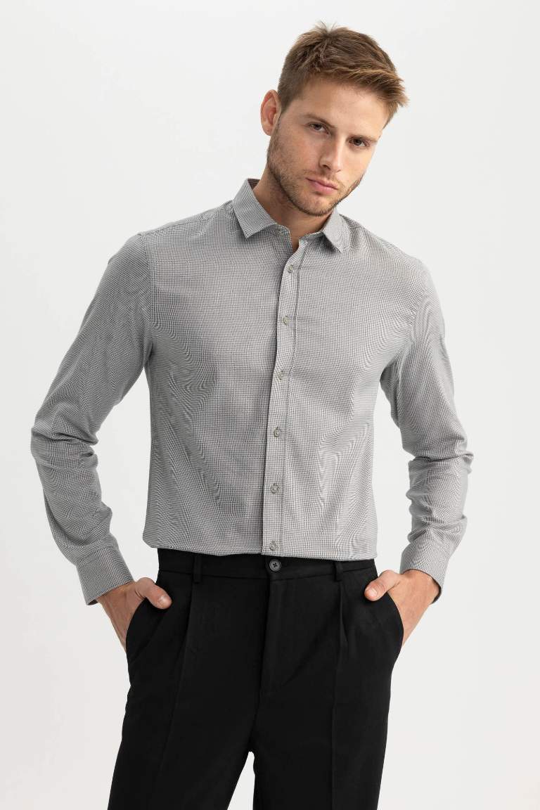 Slim Fit Long Sleeve Shirt