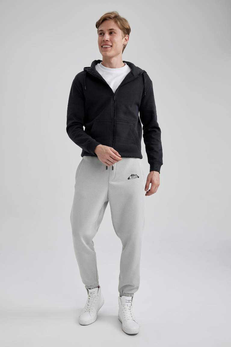 Marvel Logo Only Jogger Eşofman Altı Cepli Beli Paçası Lastikli