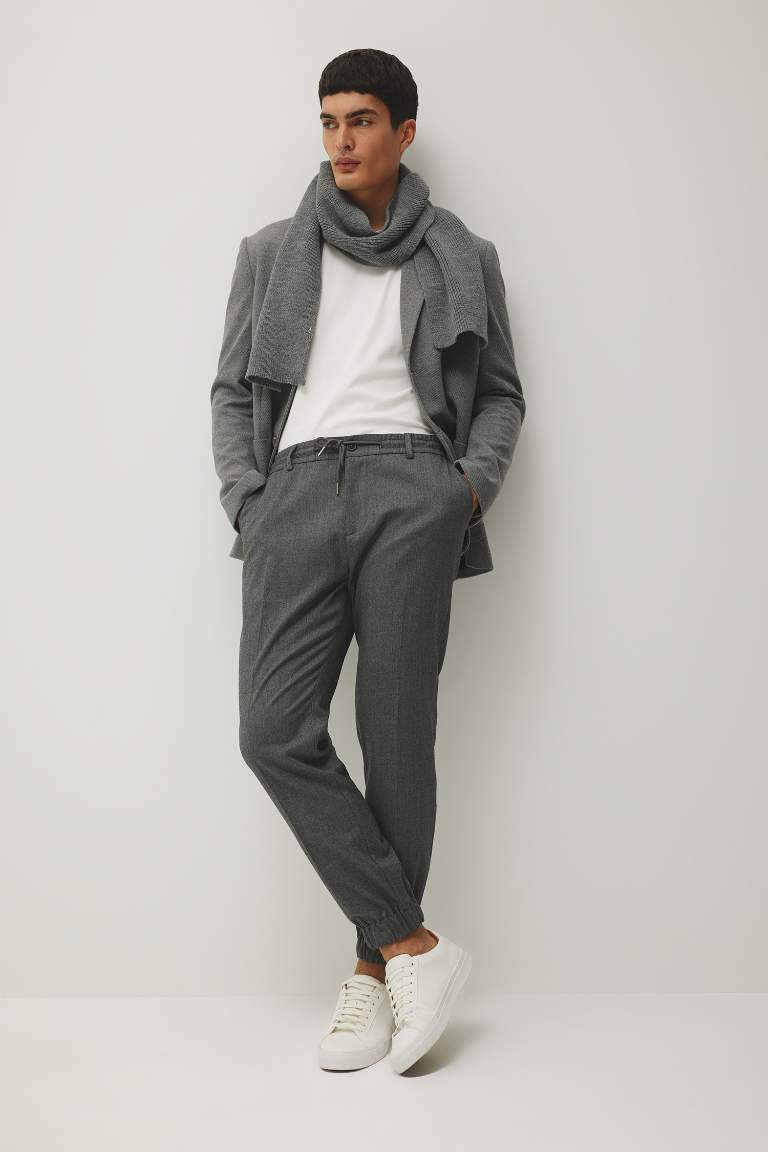 Jogger Wool Look Trousers