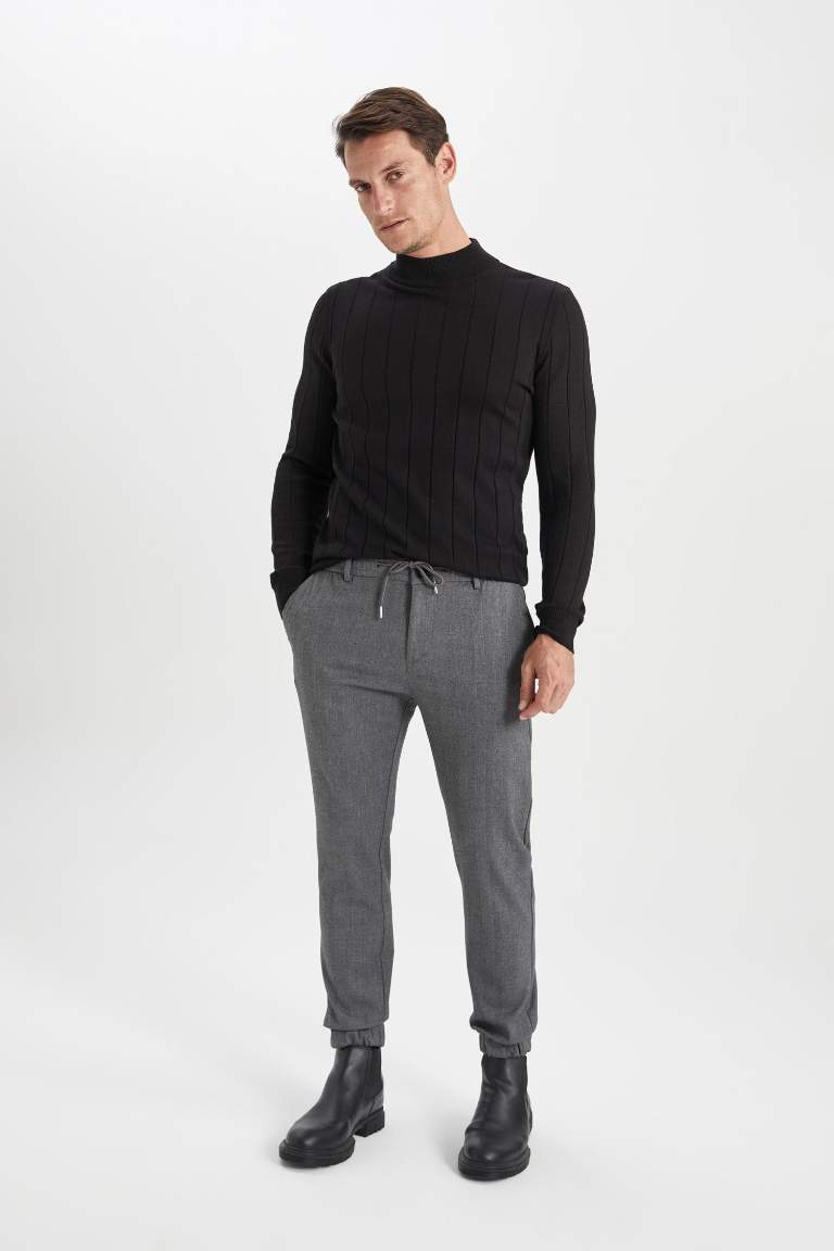 Jogger Wool Look Trousers