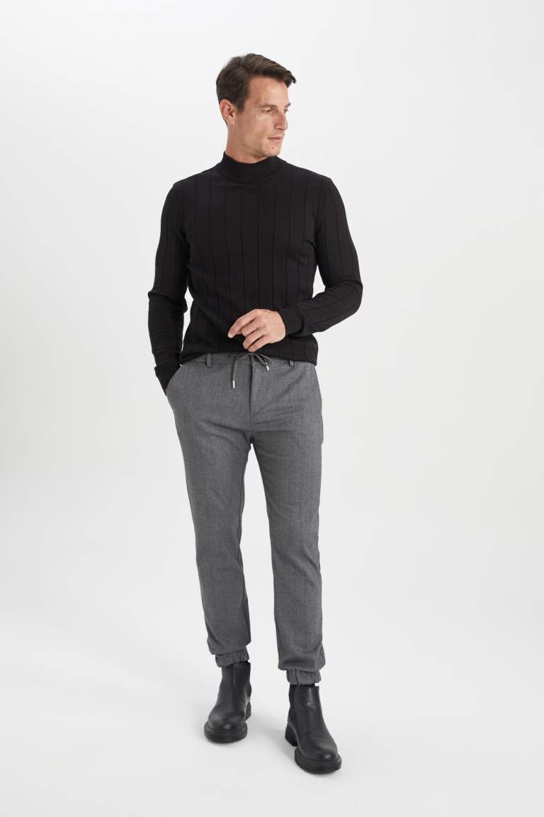 Jogger Wool Look Trousers