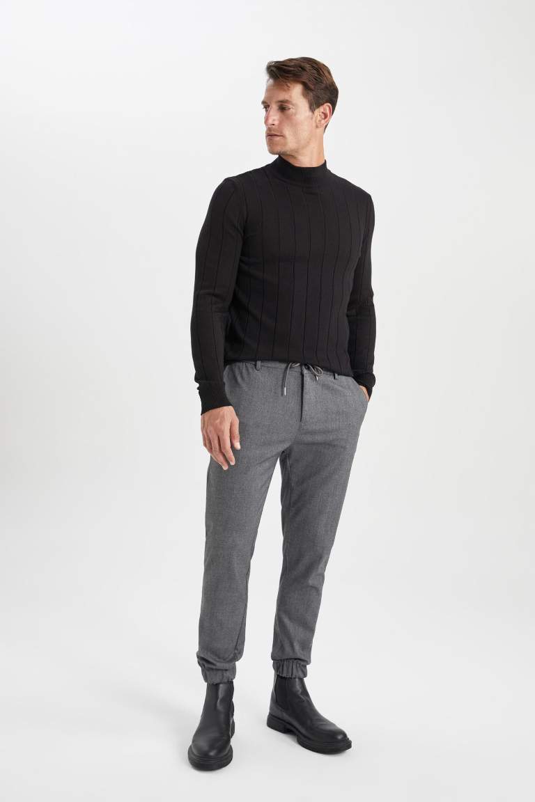 Jogger Wool Look Trousers