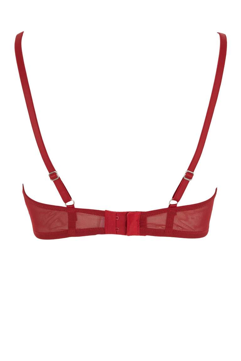 Fall in Love Dantelli Kapsız Pedsiz Balenli Bra