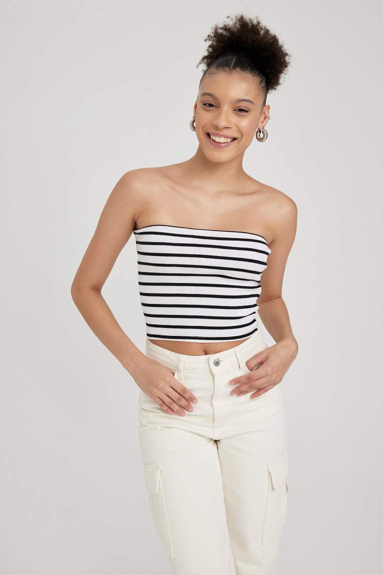 Slim Fit Striped Camisole Tank Top