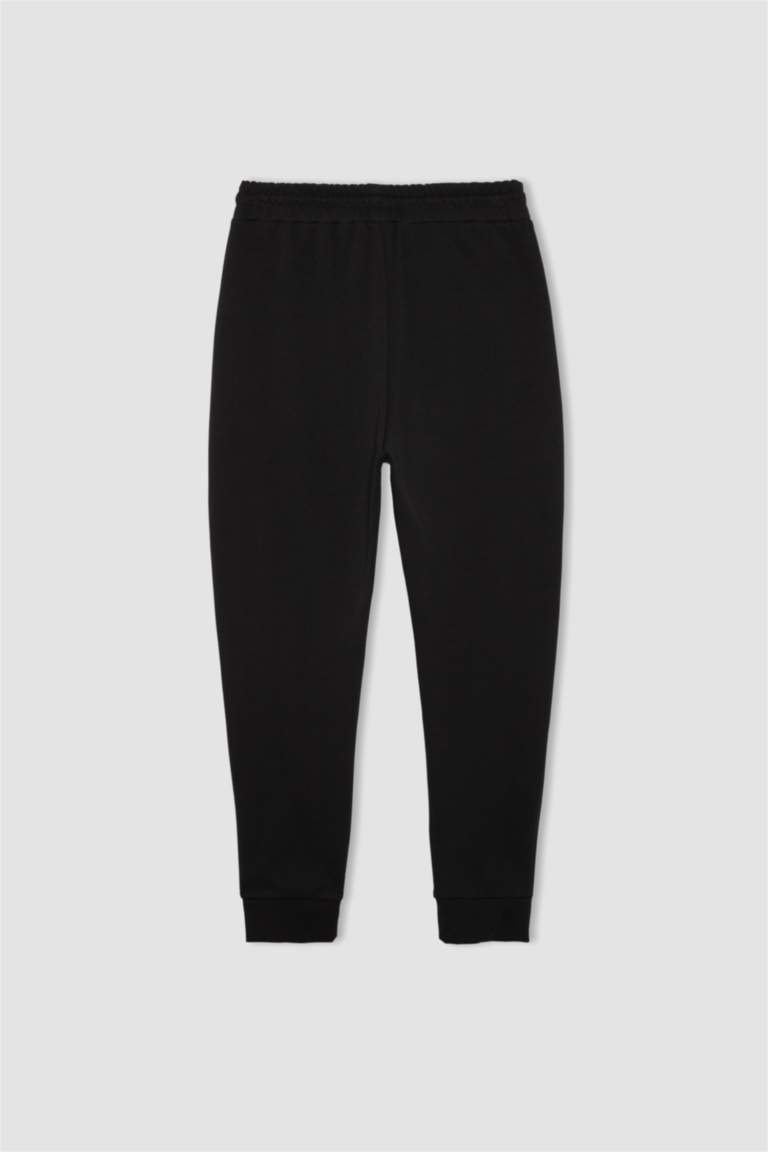DeFactoFit İnce Jogger Eşofman Altı Slim Fit Dar Kesim Dar Paça Fermuarlı Cepli