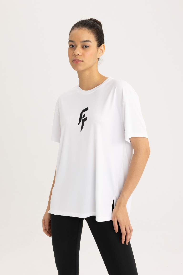 DeFactoFit Standard Fit Heavy Fabric T-Shirt