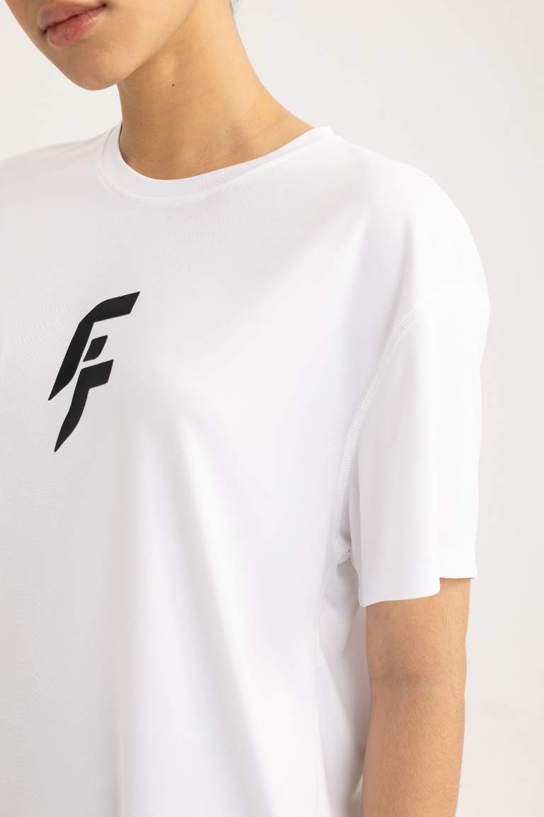 DeFactoFit Standard Fit Heavy Fabric T-Shirt