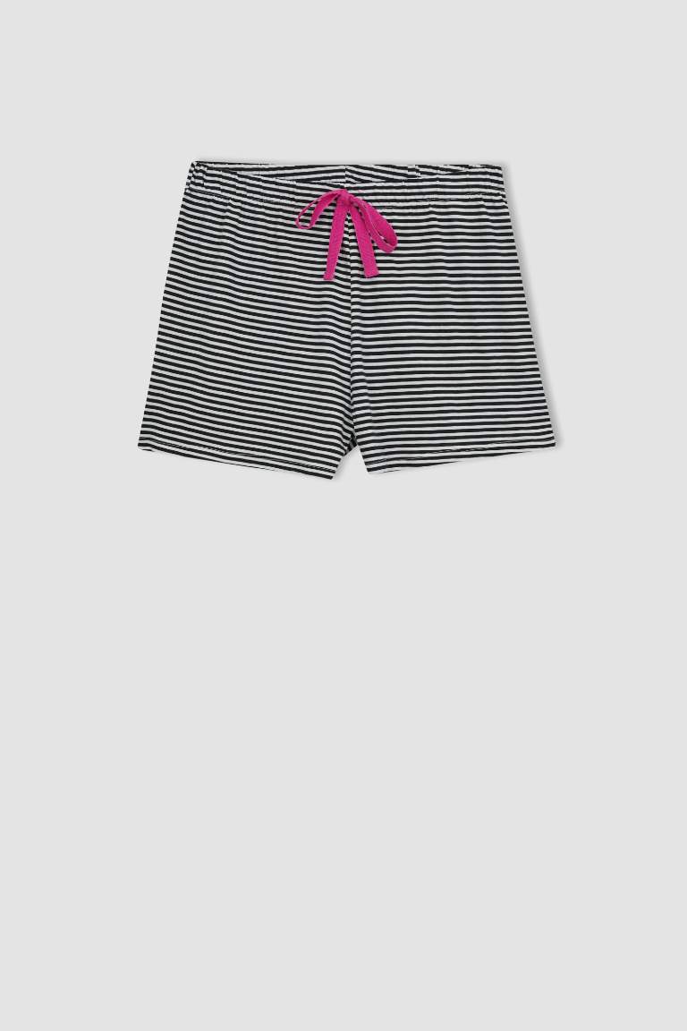 Fall in Love Pijama Takımı Baskılı Kolsuz Üst Esnek Belli Kısa Şort Alt
