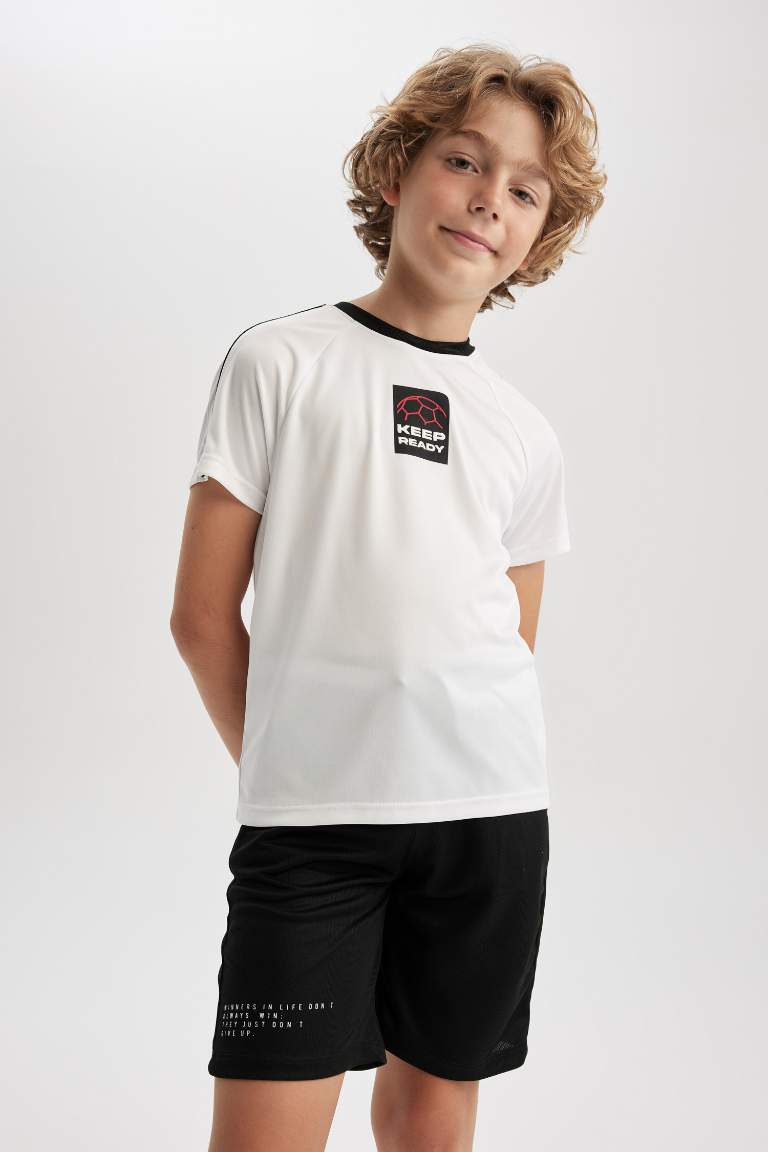 White BOYS & TEENS Oversize Fit Printed Short Sleeve T-Shirt 2851773 ...